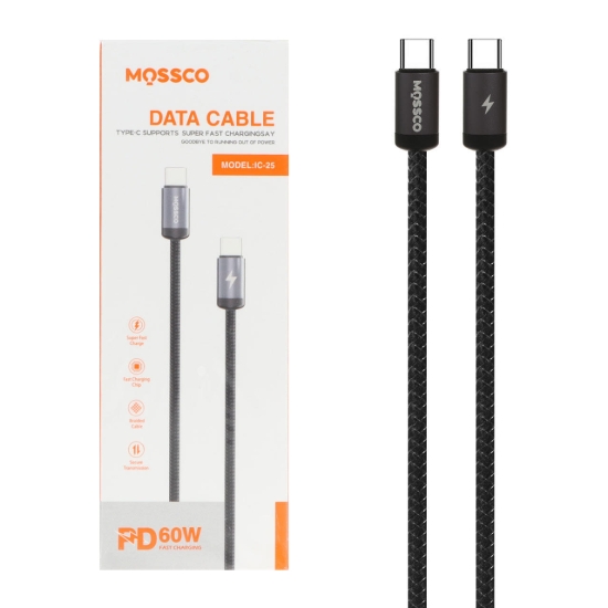 کابل تبدیل فست شارژ مسکو USB-C به USB-C مدل IC-25