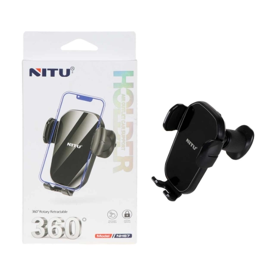 پایه نگهدارنده گوشی موبایل خودرو، مدل NH67، نصب روی دریچه کولر