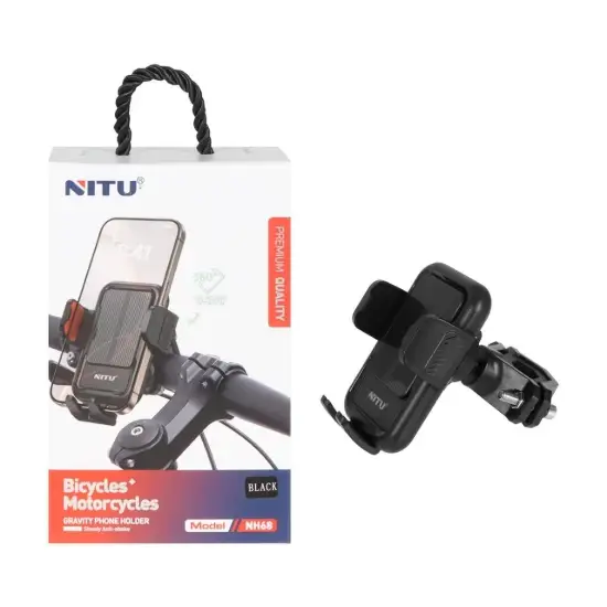 تصویر پایه نگهدارنده گوشی موبایل مخصوص دوچرخه نیتو مدل NH68