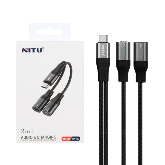 کابل تبدیل دوکاره USB-C نیتو مدل NX022