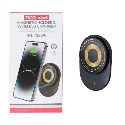 نمایش جزئیات پایه نگهدارنده و شارژر بی سیم گوشی موبایل تسکو مدل THL 1225W