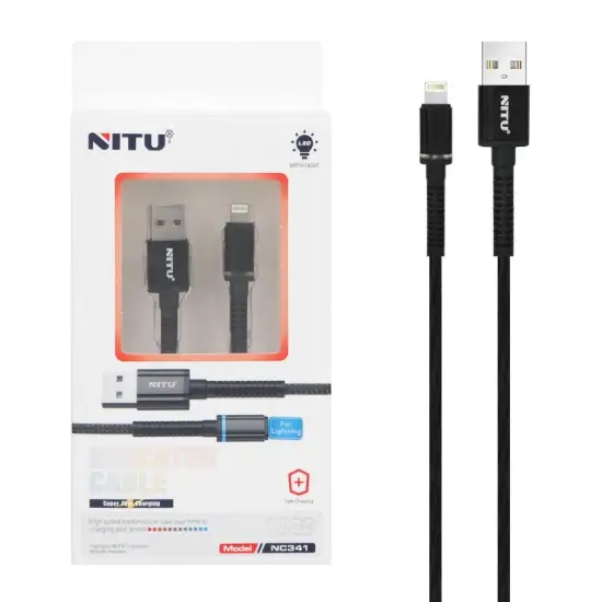 تصویر کابل تبدیل USB به لایتنینگ نیتو مدل NC341