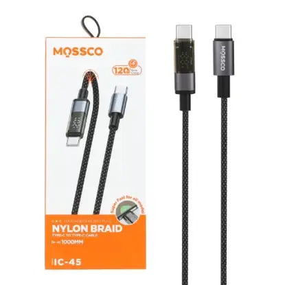 نمایش جزئیات کابل تبدیل فست شارژ مسکو USB-C به USB-C مدل IC-45