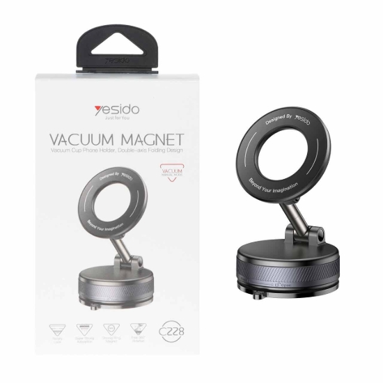 پایه نگهدارنده گوشی موبایل وکیومی مگنتی یسیدو (Yesido) مدل C228