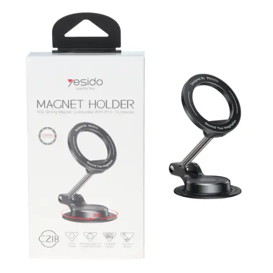 تصویر پایه نگهدارنده گوشی موبایل مگنتی یسیدو مدل C218