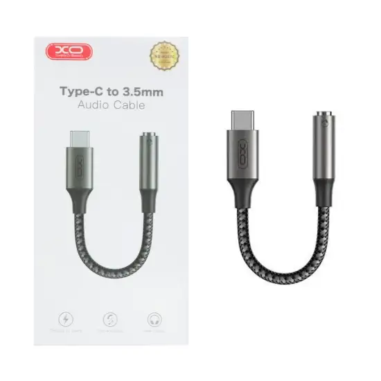 تصویر تبدیل USB-C به جک 3.5 میلیمتری ایکس او مدل NB-R257C