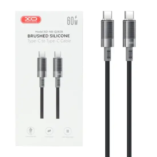 تصویر کابل تبدیل فست شارژ USB-C به USB-C ایکس او مدل NB-Q282B
