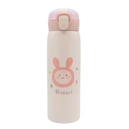 نمایش جزئیات تراول ماگ کودک مدل HS-0201 طرح Rabbit