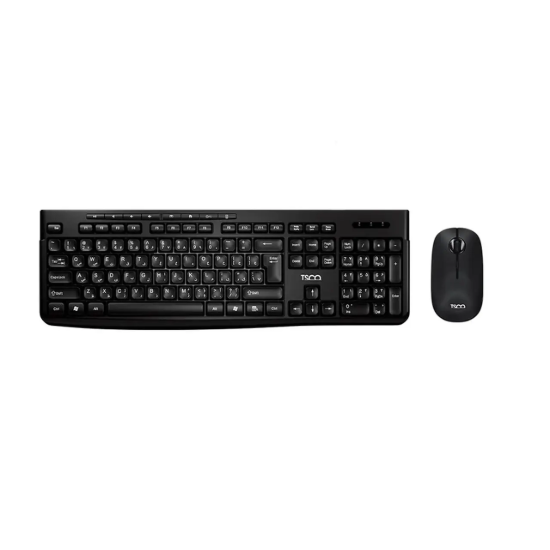 تصویر کیبورد و ماوس بی سیم تسکو مدل TKM 7027W