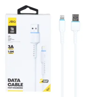 نمایش جزئیات کابل تبدیل USB به لایتنینگ جی بی کیو مدل CA-732 طول 1.5 متر