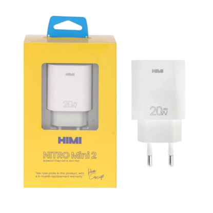 نمایش جزئیات شارژر دیواری 20 وات تک پورت هیمی مدل Nitro Mini 2 VQ-T47