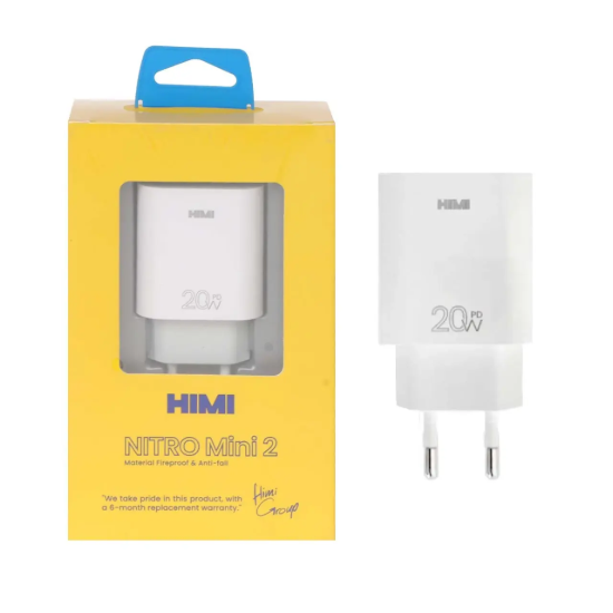 تصویر شارژر دیواری 20 وات تک پورت هیمی مدل Nitro Mini 2 VQ-T47