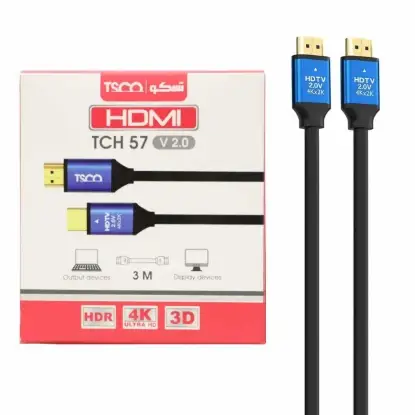 نمایش جزئیات کابل تبدیل HDMI به HDMI تسکو مدل TCH 57  طول 3 متر