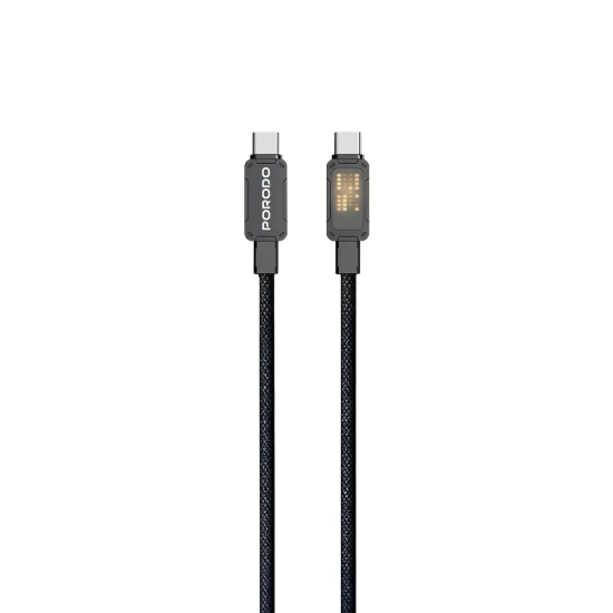 تصویر کابل تبدیل USB-C به USB-C پرودو مدل PD-CBL0032-BK