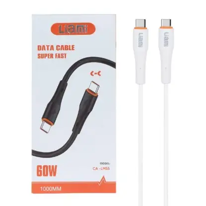 نمایش جزئیات کابل تبدیل USB-C به USB-C لیامی مدل CA-LM55