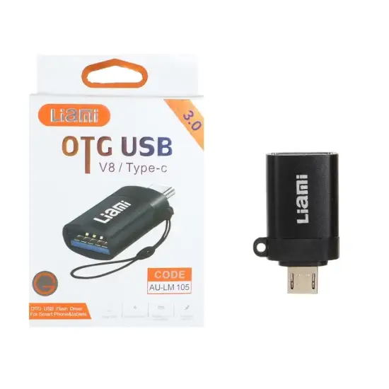 تصویر تبدیل  MicroUSB به USB3.0 لیامی مدل AU-LM 150 M