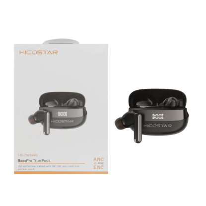 نمایش جزئیات هدفون بلوتوثی هایکواستار مدل Bass Pro HS-TWS482