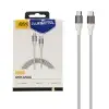 کابل تبدیل USB-C به USB-C کیوسی وای مدل DC22 طول 1.2 متر - تصویر یکم