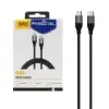 کابل تبدیل USB-C به USB-C کیوسی وای مدل DC22 طول 1.2 متر - تصویر دوم