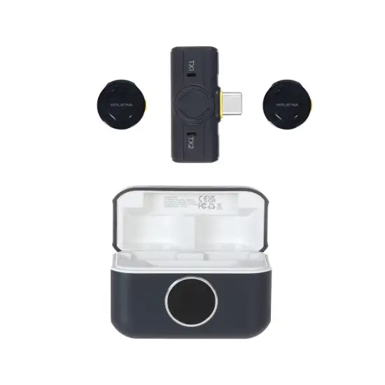 تصویر میکروفون یقه ای بی سیم  وی آی پلاتینا USB-C مدل VR11