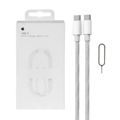 نمایش جزئیات کابل تبدیل USB-C به USB-C اپل مدل MQKJ3ZM/A - اصلی