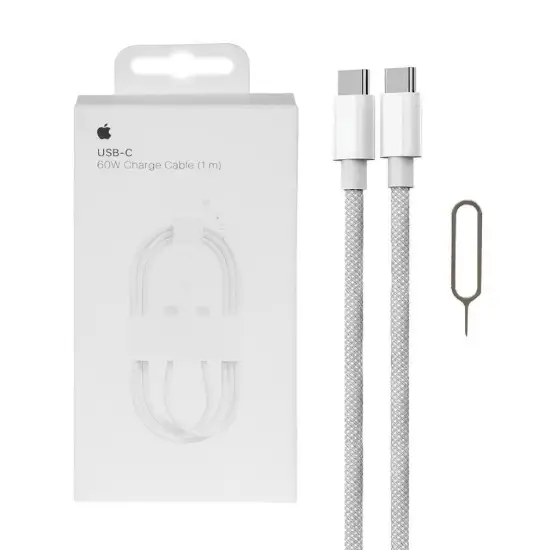 تصویر کابل تبدیل USB-C به USB-C اپل مدل MQKJ3ZM/A - اصلی