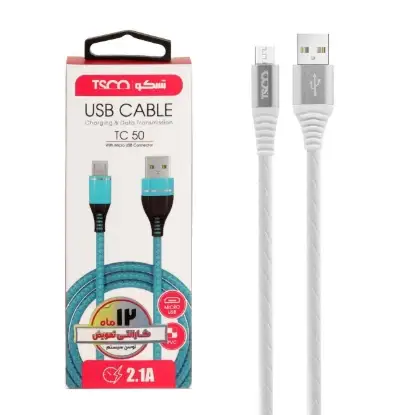 نمایش جزئیات کابل تبدیل USB به Micro-USB تسکو مدل TC 50