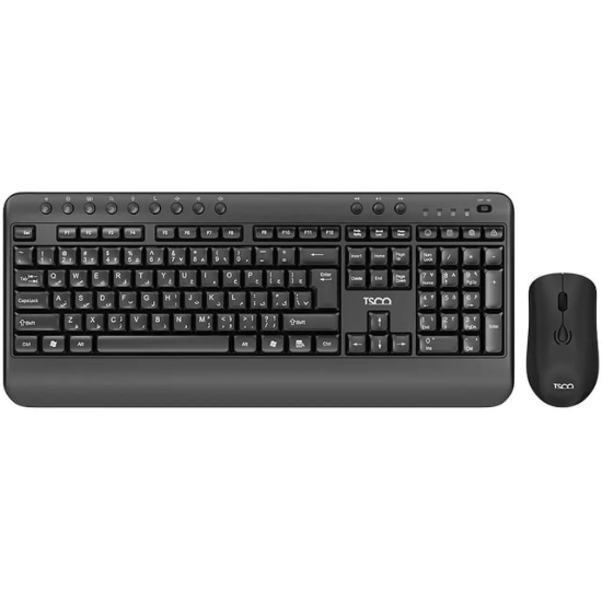 تصویر کیبورد و ماوس بی سیم تسکو مدل TKM 7029W