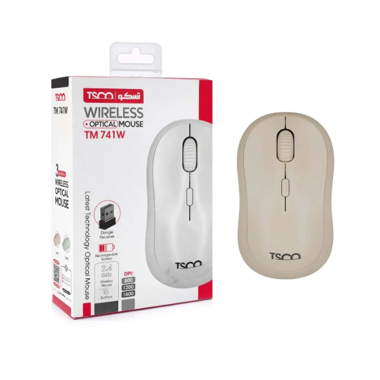 تصویر ماوس بی سیم تسکو مدل TM 741W
