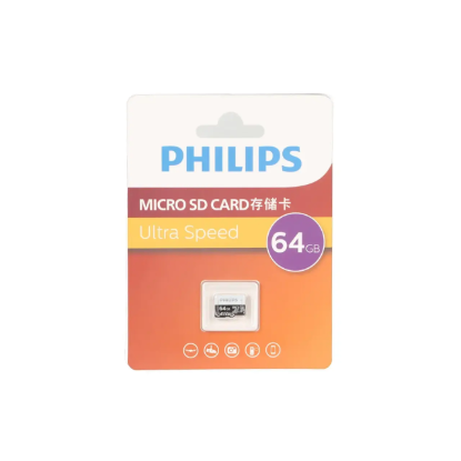 نمایش جزئیات کارت حافظه MicroSDHC فیلیپس مدل Ultra A1V30 کلاس 10 استاندارد UHS-I U3 ظرفیت 64 گیگابایت