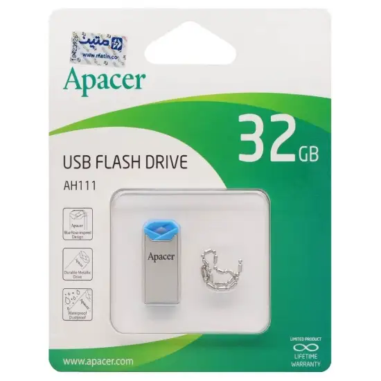 تصویر فلش مموری اپیسر مدل AH111 USB2.0 ظرفیت 32 گیگابایت
