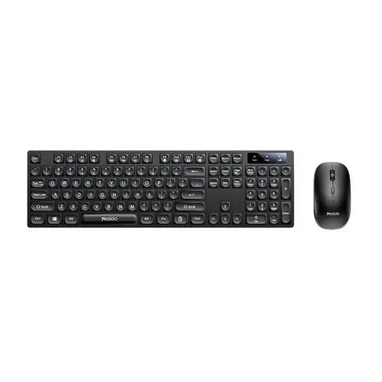 تصویر کیبورد و ماوس بی سیم یسیدو مدل KB42