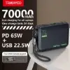 پاوربانک ترانیو 65 وات مدل T-L7 ظرفیت 70000 میلی آمپر ساعت - تصویر ششم