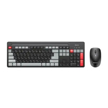 نمایش جزئیات کیبورد و ماوس بی سیم یسیدو مدل KB43