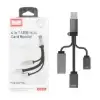 هاب 4 پورت USB و کارت خوان ارلدام مدل HUB16A - تصویر یکم