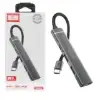 هاب 3 پورت USB-C ارلدام مدل HUB19 - تصویر یکم