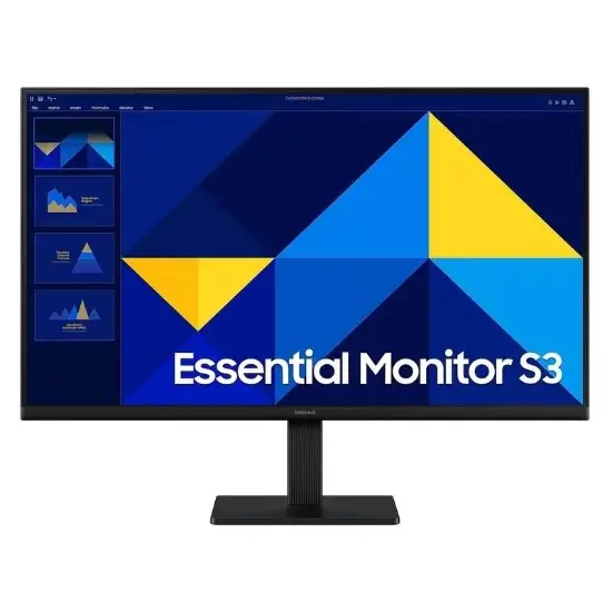 تصویر مانیتور 27 اینچ سامسونگ مدل Essential Monitor S3 S30GD LS27D300GAMXUE