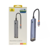 هاب 6 پورت USB-C بیسوس مدل Clarity BS-OH164 - تصویر یکم