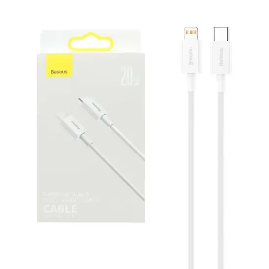 تصویر کابل تبدیل بیسوس 1.5 متری USB-C به لایتنینگ  مدل CATLYS-B02