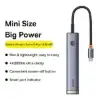هاب 6 پورت USB-C بیسوس مدل Clarity BS-OH166 - تصویر چهارم