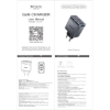 شارژر دیواری 65 وات سه پورت یسیدو مدل YC101 - تصویر پنجم