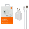 شارژر دیواری 12 وات دو پورت مک دودو مدل CH-3972 همراه کابل شارژ USB-C - تصویر یکم