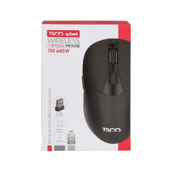 تصویر ماوس بی سیم تسکو مدل TM 645W