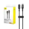 کابل تبدیل USB-C به لایتنینگ بیسوس مدل Arming Fiber Braiding CB000049 - تصویر یکم