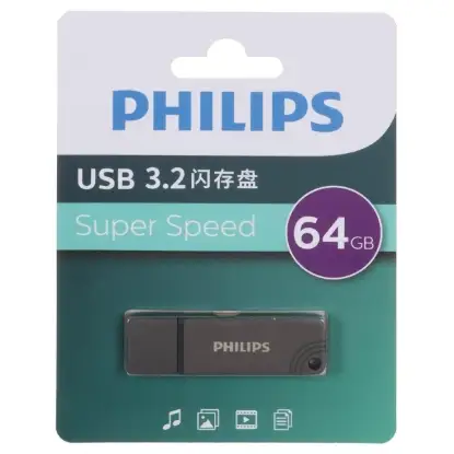 نمایش جزئیات فلش مموری فیلیپس مدل FM11UA064B/93 USB 3.2 ظرفیت 64 گیگابایت