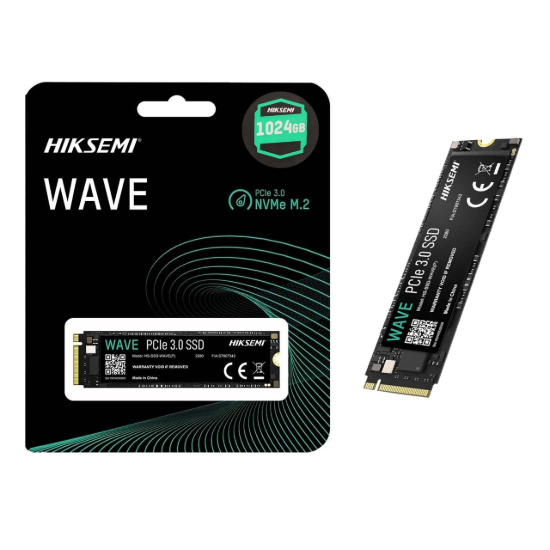 تصویر   اس اس دی اینترنال هایک سمی مدل WAVE NVMe M.2 ظرفیت 1024 گیگابایت