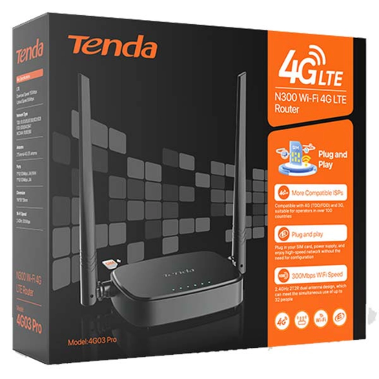 تصویر مودم رومیزی 4G/TD-LTE تندا مدل 4G03 Pro