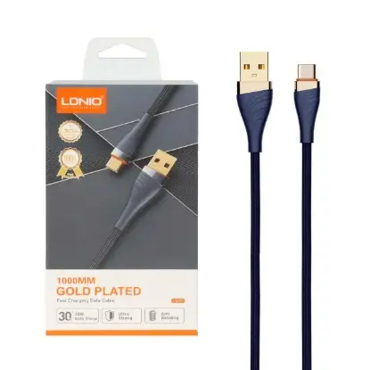نمایش جزئیات کابل تبدیل USB به USB-C الدینیو مدل LS691