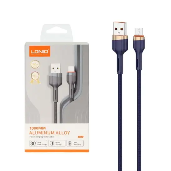 تصویر کابل تبدیل USB به MicroUSB الدینو مدل LS641