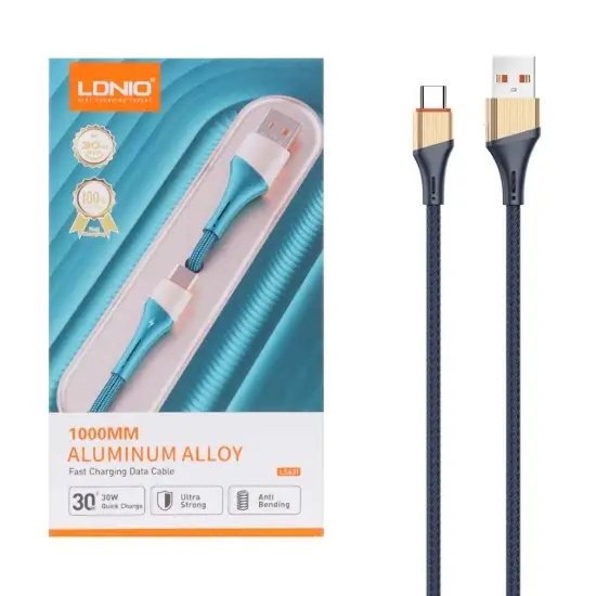 تصویر کابل تبدیل USB به USB-C الدینیو مدل LS631